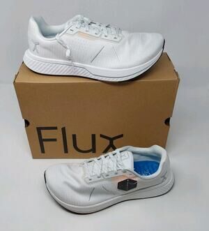 Flux Adapt Graphene Runner Ghost White Shoes Men's 9 Women's 10.5 EU 43 NIB